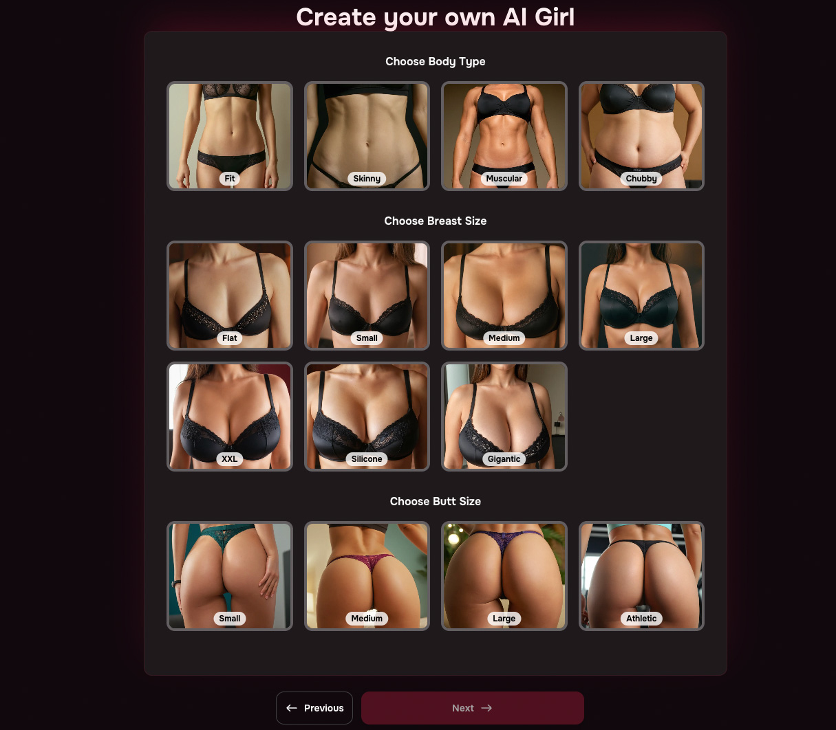 AI sex girlfriend generator on FantasyGF.ai