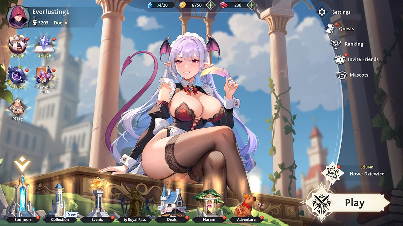 Everlusting Life main menu