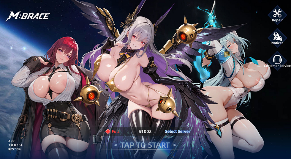 M:Brace title screen
