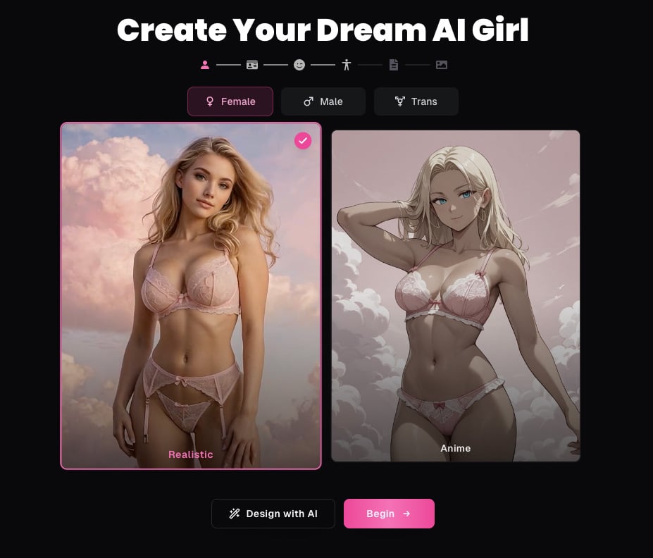 Générateur de personnage IA sur Ourdream.ai