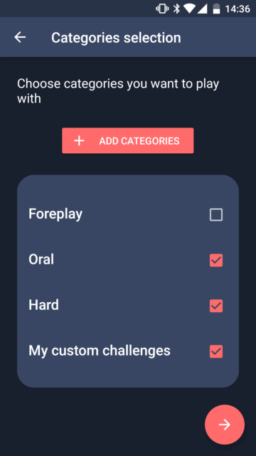 Select categories